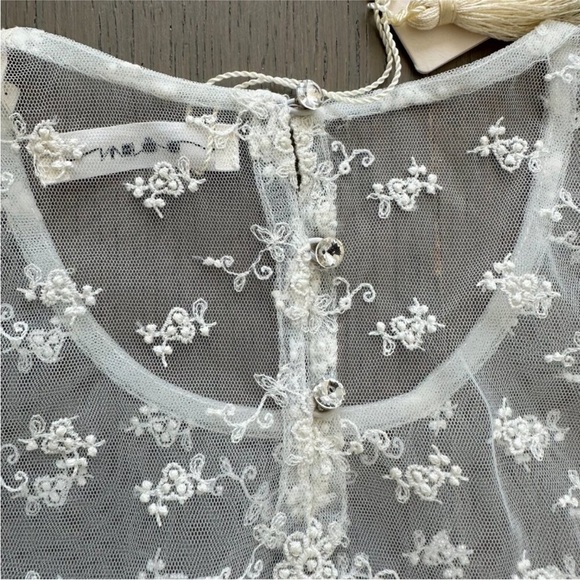 Doen Adalise Sea Salt White Lace Sheer
Maxi Dress XS NWT - Picture 7 of 9